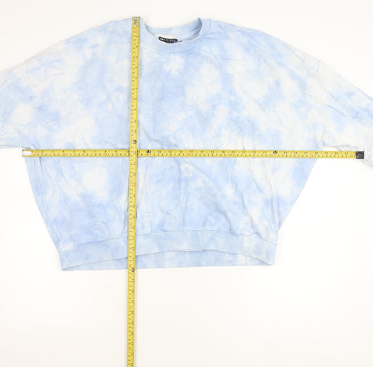Womens UK Size 14 ASOS DESIGN Blue Pullover Sweatshirt