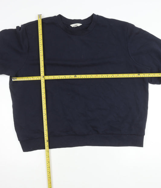 Womens UK Size XL Marks and Spencer Blue Pullover Sweatshirt