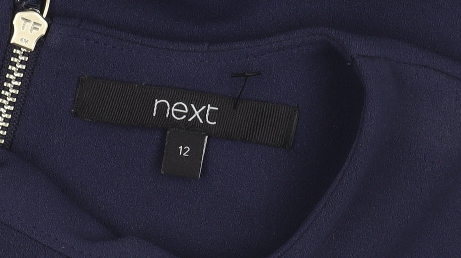 Next Women’s Blue Sheath Knee Length Dress Size 12