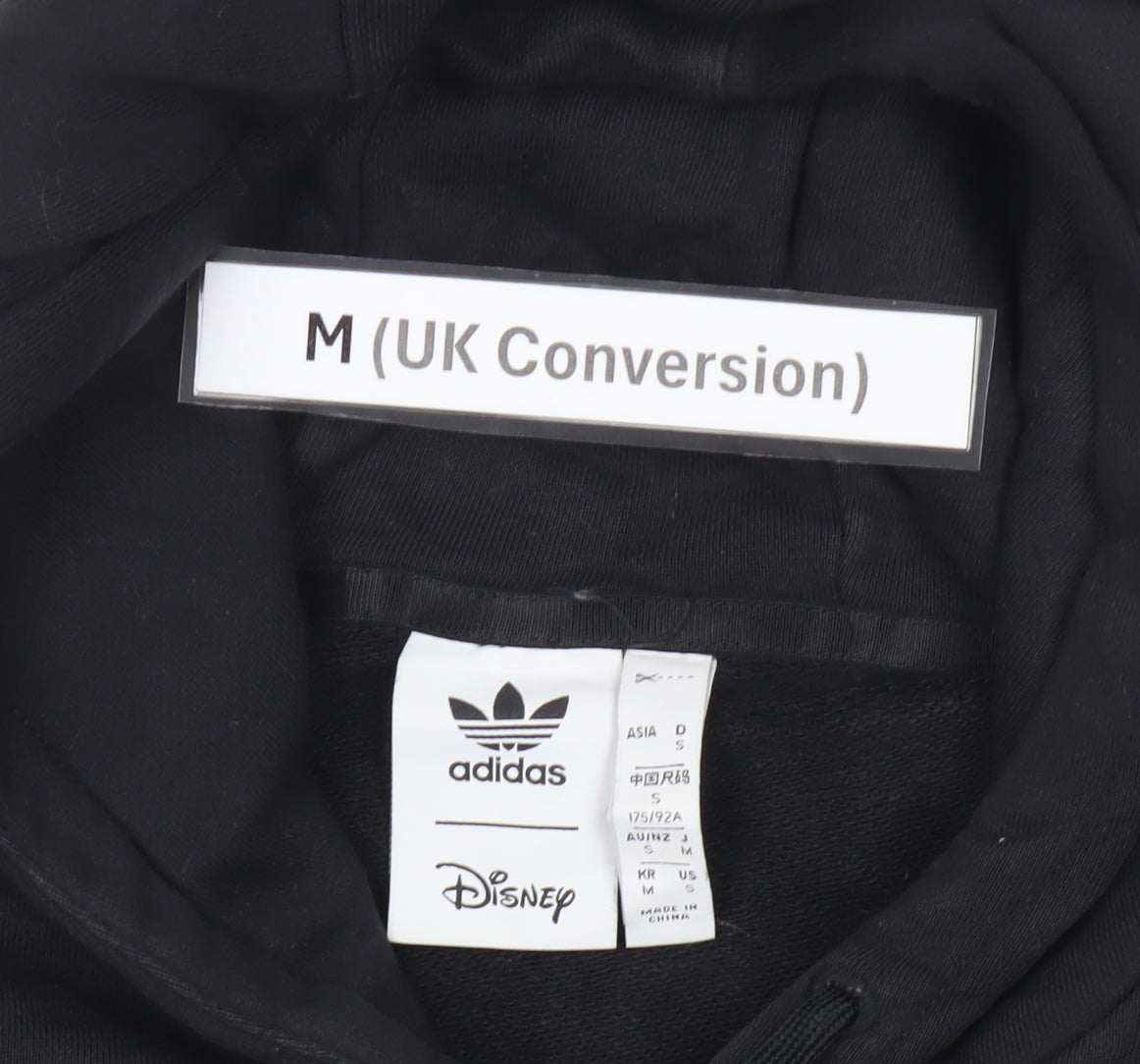Additional view of Adidas Disney men’s black hoodie m mickey mouse graphic pullover