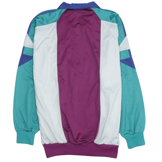 Adidas Mens 90s Retro Track Jacket White Purple Green L