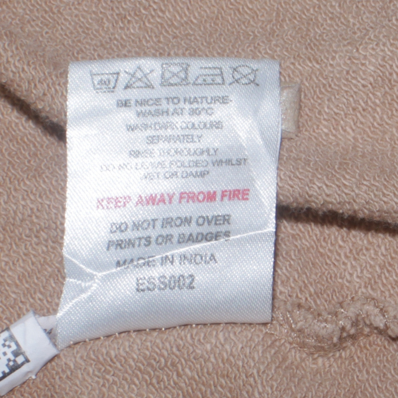 Ellesse Womens Beige Logo Pullover Sweatshirt Size 12 Long Sleeve