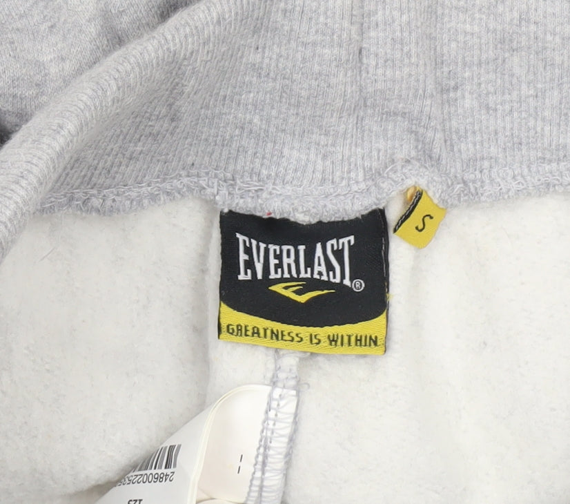 Everlast Men's Grey Sweatpants S Regular Fit Elastic Waist
