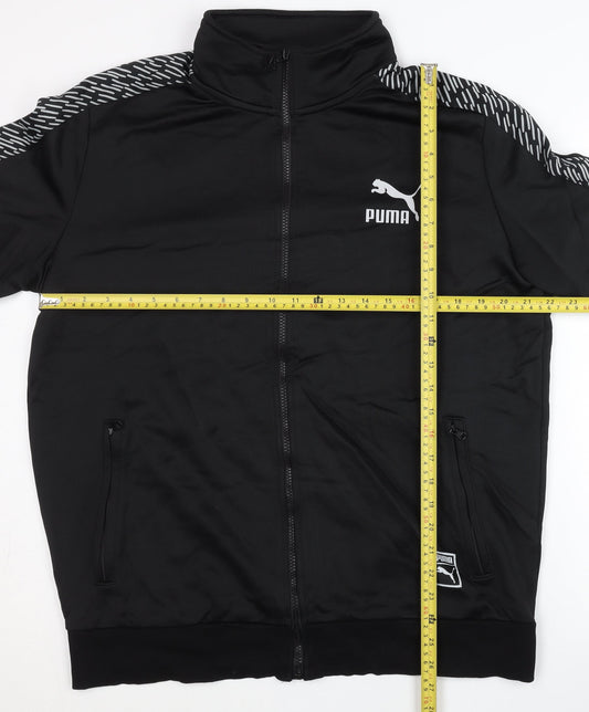 Puma Men’s Black 2XL Track Jacket Full Zip Sportswear