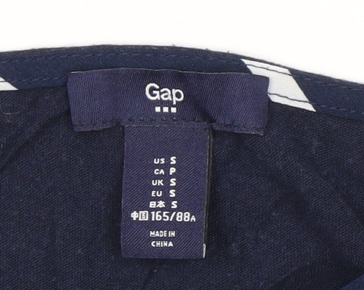 Gap Women’s Blue Striped Boat Neck Short Sleeve T-Shirt Size S