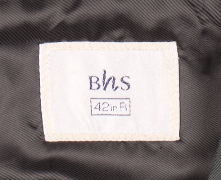 Mens UK Size 42 BHS Regular Green Suit Jacket