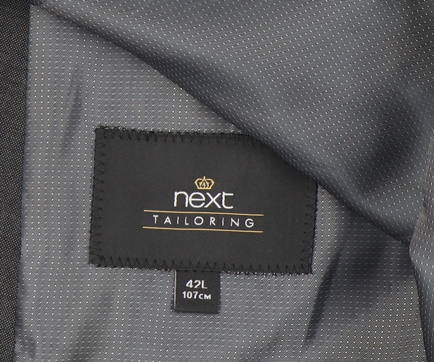 Mens UK Size 42 NEXT Regular Grey Suit Jacket