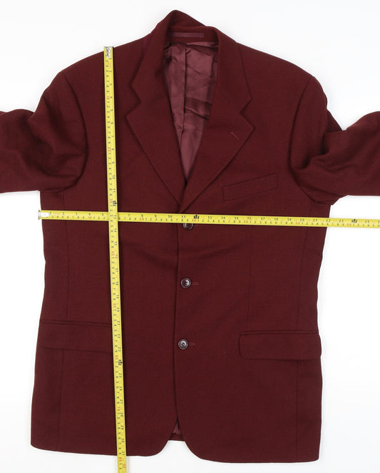 Mens UK Size 40 Douglas Regular Red Suit Jacket