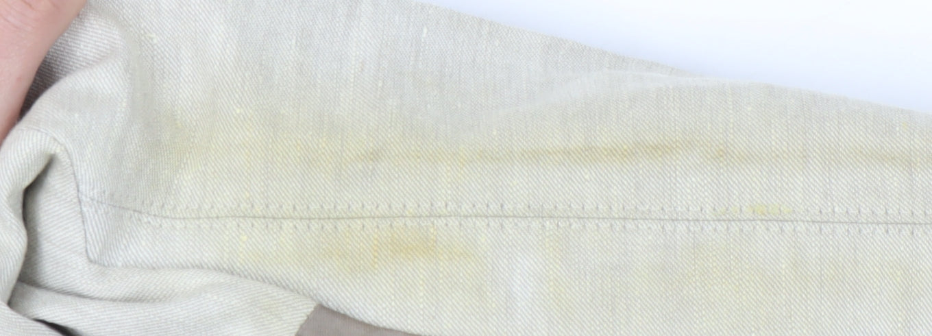 Gap Womens Beige Linen Blend Blazer Jacket UK 10 Workwear Tailored