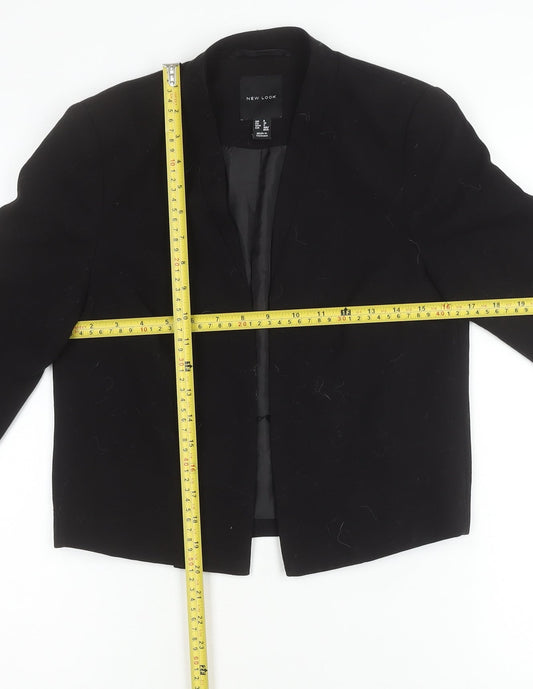 New Look Women's Black Size 8 Blazer Jacket Tailored Workwear