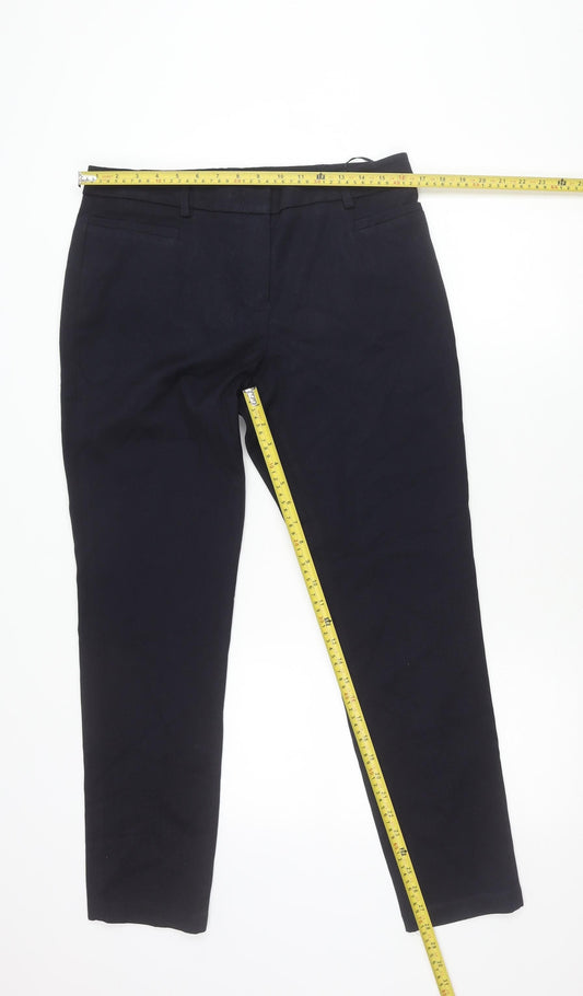 Next Mens Black Slim Fit Dress Pants Trousers L 40 Formal Workwear