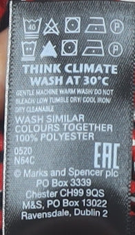 Marks and Spencer Women’s Red Floral Shift Dress Size 6