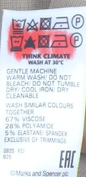 Marks and Spencer Women’s Beige Size 10 Pencil Skirt Workwear