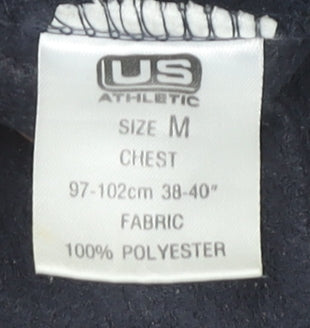 Mens UK Size M US Athletic Blue Basic Jacket