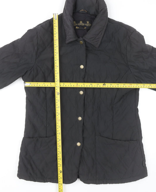 Barbour Women’s Black Outdoor Country Jacket Size 10