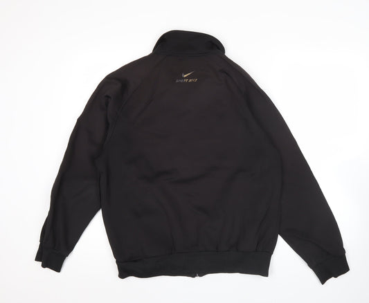 Nike Men's Black L Track Jacket Clima-Fit Full Zip Sportswear