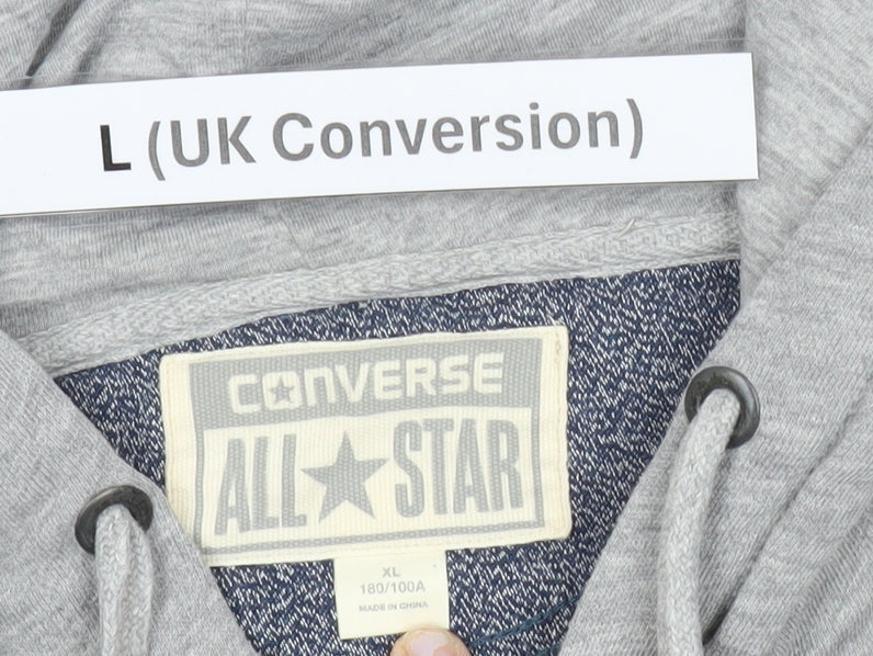 Mens UK Size L Converse Multicoloured Hooded Jacket