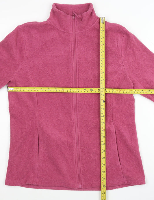 Dunnes Women’s Pink Fleece Full Zip Jacket Size S