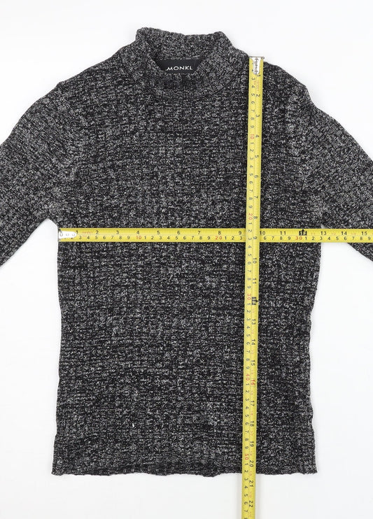 Womens UK Size S Monki Grey Pullover Jumper