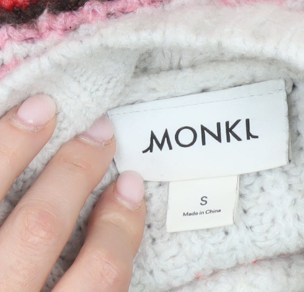 Womens UK Size S Monki Multicoloured Pullover Jumper