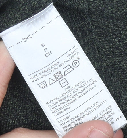 Old Navy Men's Green Small Pullover Jumper Crew Neck Knit