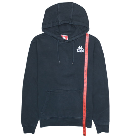 Mens UK Size S Kappa Black Pullover Hoodie