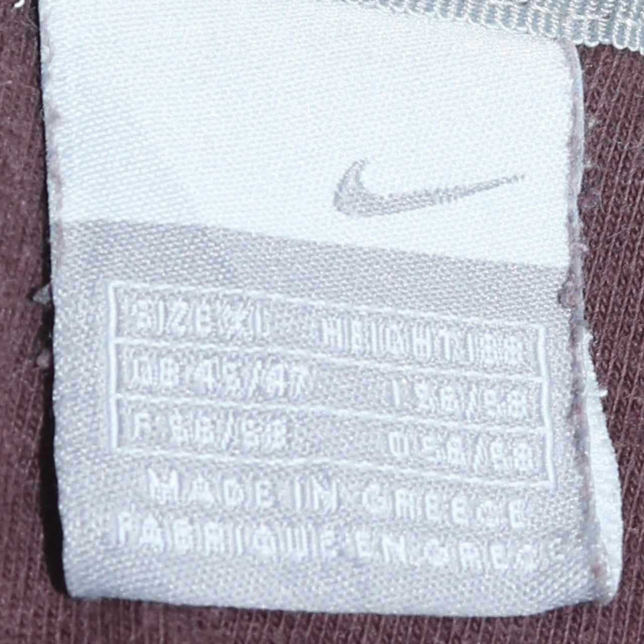 Nike Women’s Brown Sweatshirt XL Cotton Blend Crew Neck Logo