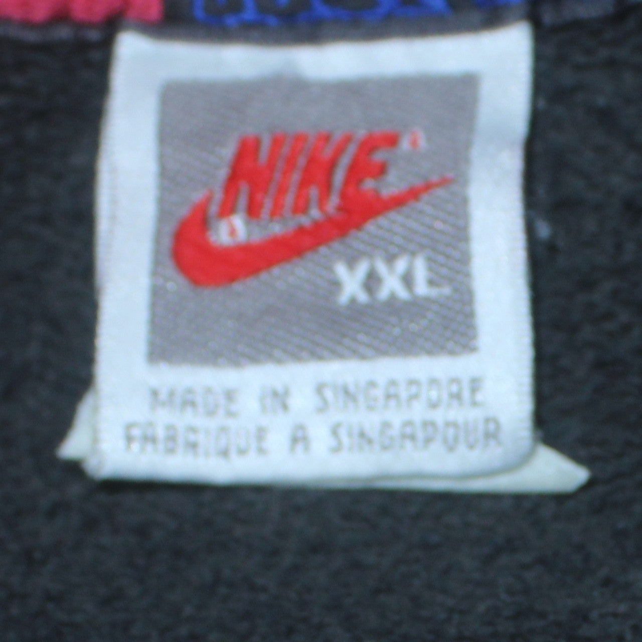 Nike Unisex Black 2XL Pullover Sweatshirt Just Do It Logo