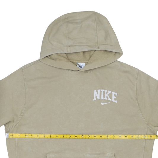 Mens UK Size M Nike Beige Pullover Hoodie