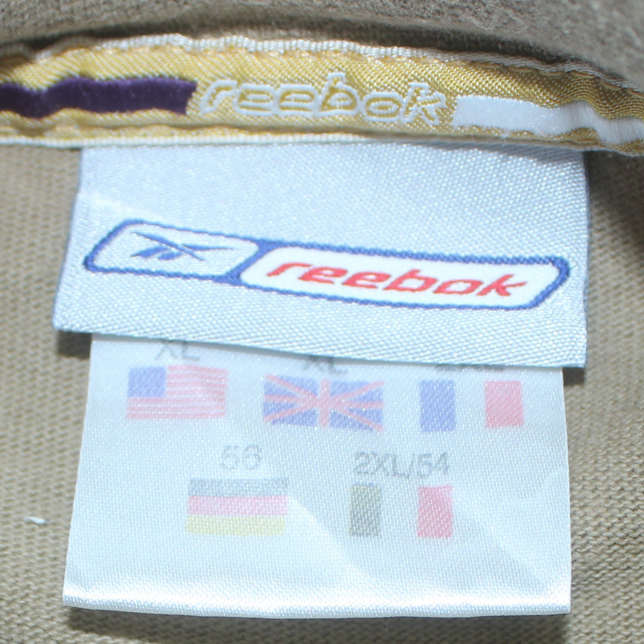 Reebok Mens XL Green Logo T-Shirt Crew Neck Short Sleeve Vintage