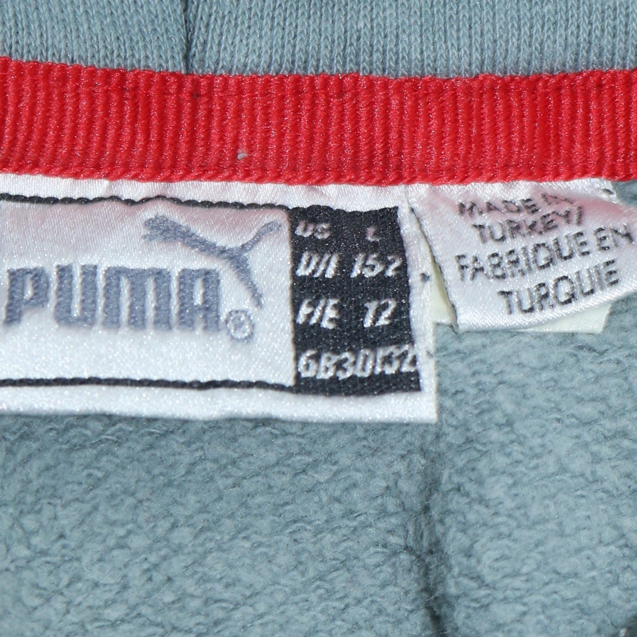 Puma Womens Blue Hooded Full Zip Sweatshirt Size 12