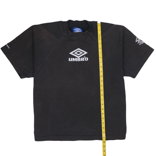 Umbro Men’s Black M Vintage Sports T-Shirt Short Sleeve Logo