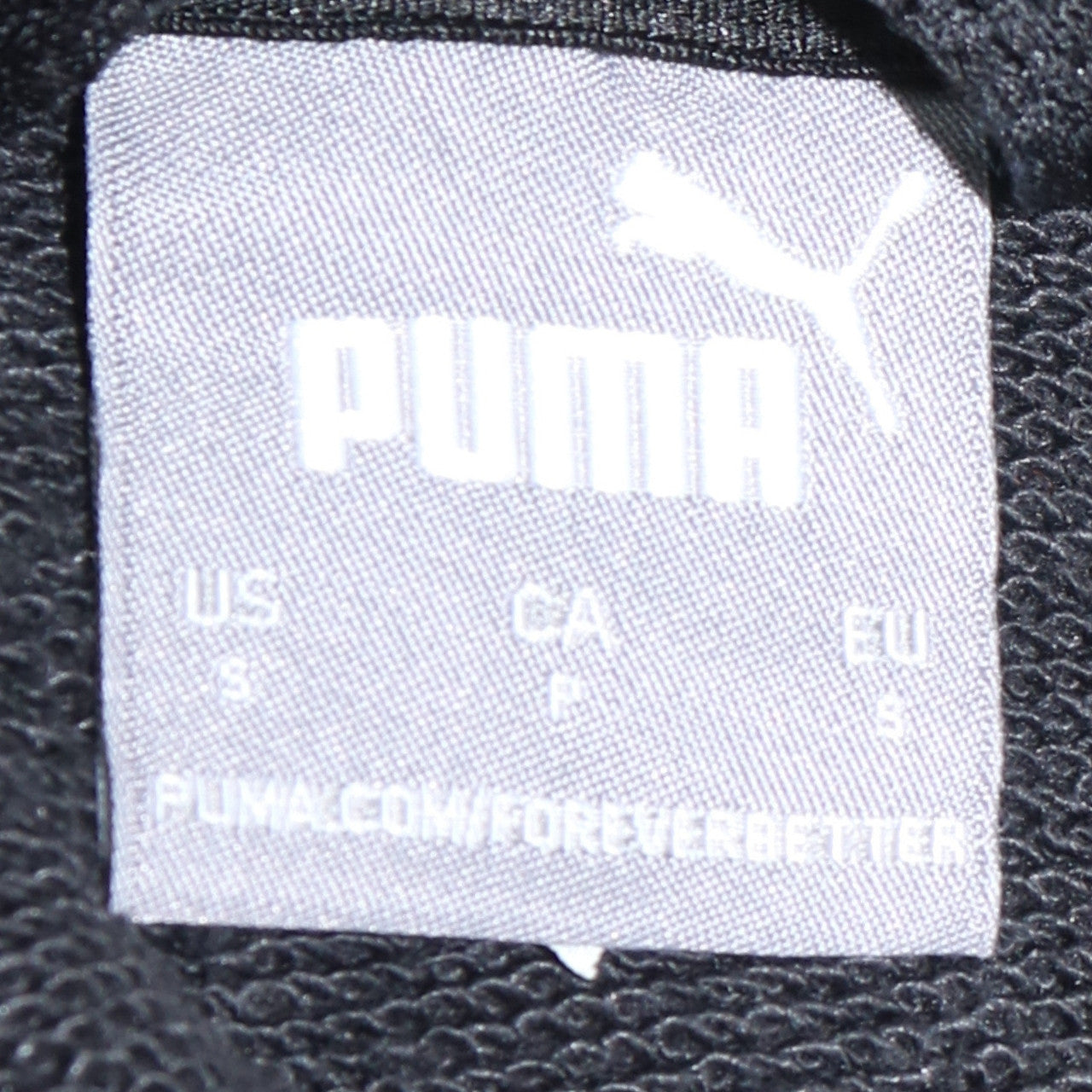 Mens UK Size S PUMA Black Full Zip Hoodie