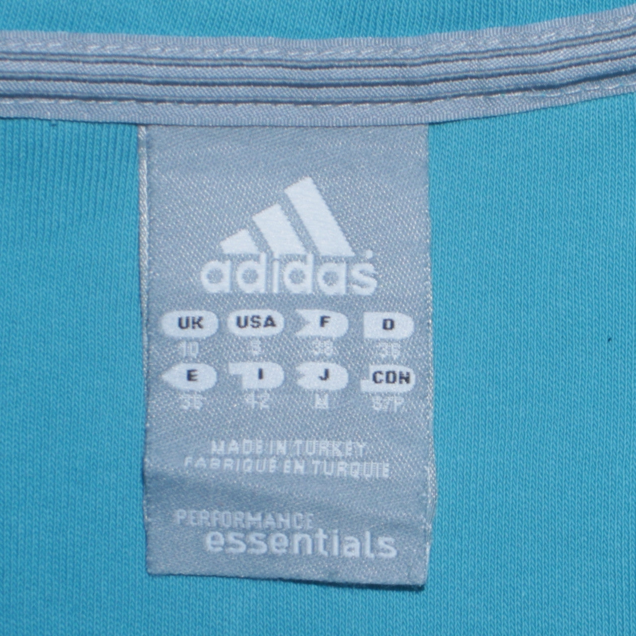 Adidas Womens Blue Size 10 Track Jacket Full Zip Casual Sportswear