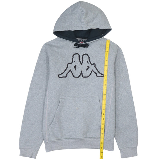 Mens UK Size S Kappa Grey Pullover Hoodie