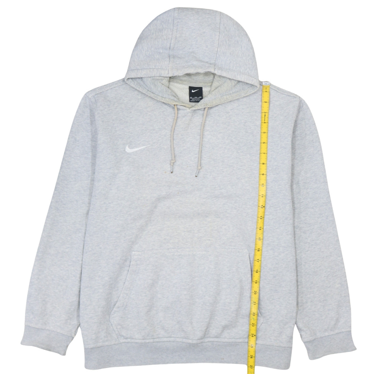 Mens UK Size 2XL Nike Grey Pullover Hoodie