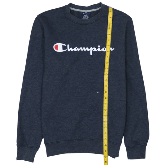Mens UK Size S Champion Blue Pullover Sweatshirt