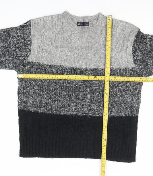 Womens UK Size S Marks and Spencer Grey Pullover Jumper