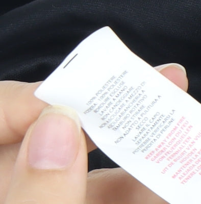 Boohoo Womens Black Size 6 Sequin Strappy Bodycon Party Dress