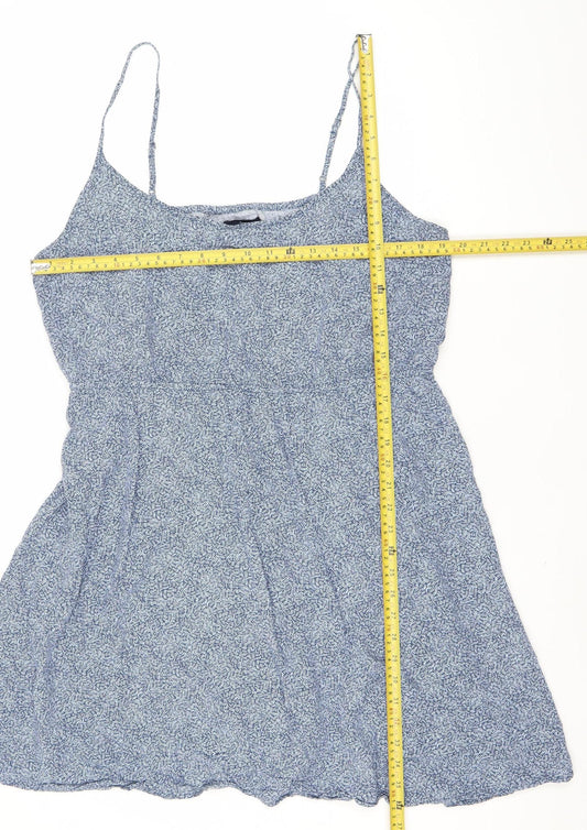 Gap Womens Blue Floral Slip Dress Size 18 Rayon Sleeveless Summer Wear