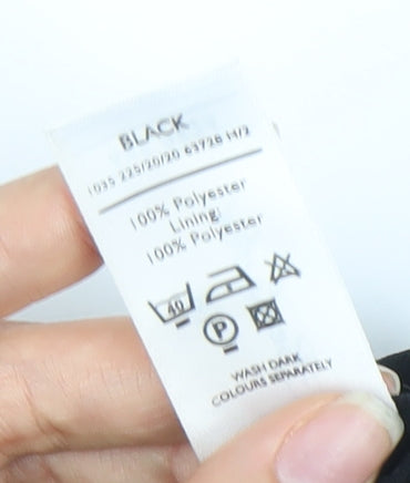 Berkertex Womens Black Size 18 Midi Pencil Skirt Lined