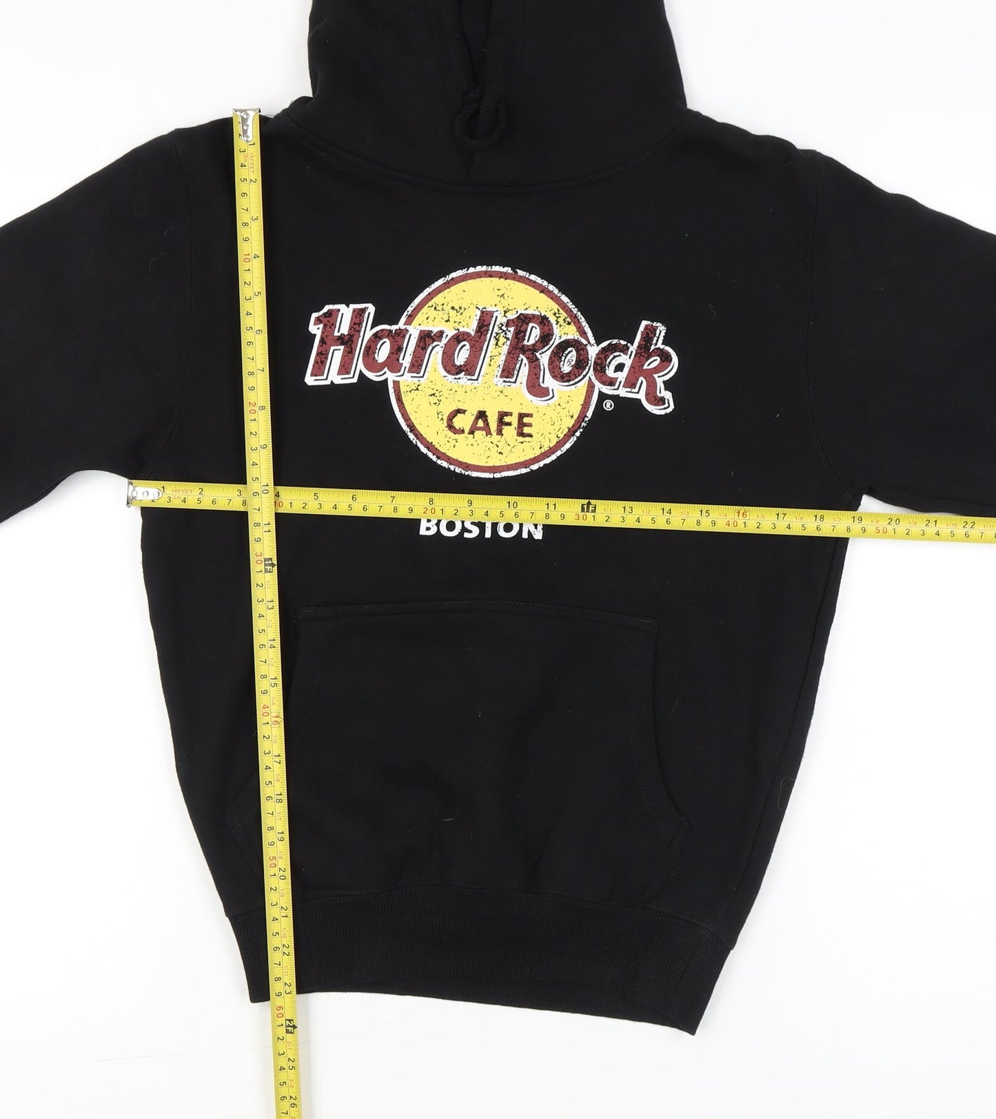 Womens UK Size S Hard Rock Cafe Black Pullover Hoodie