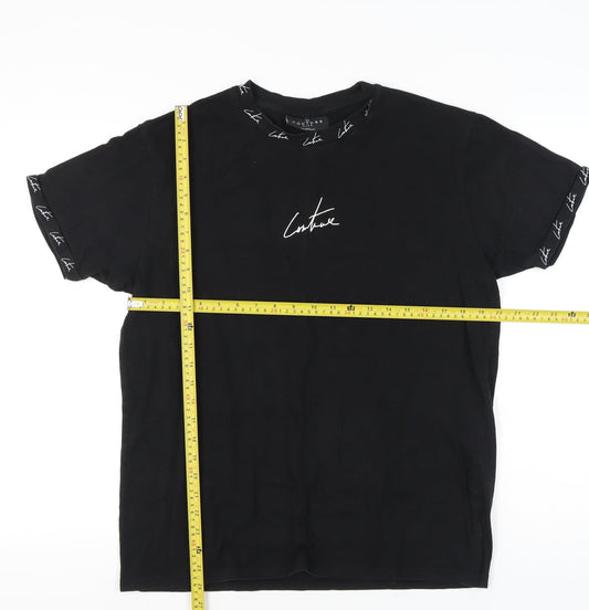 The Couture Club Men's Black L Short Sleeve Logo T-Shirt