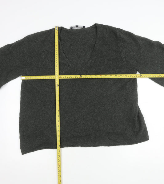Womens UK Size M French Connection Grey Pullover Jumper