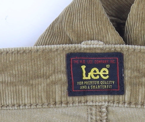 Lee Mens Brown Corduroy Slim Fit Luke Trousers W31 L34