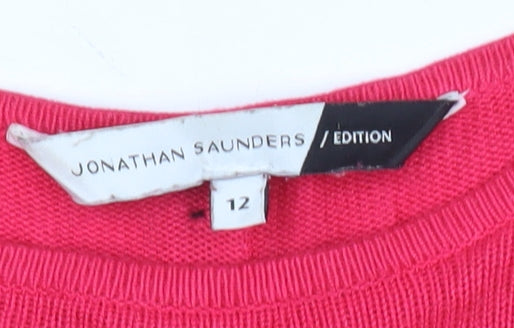 Jonathan Saunders Women’s Multicolour Striped Cardigan Size 12
