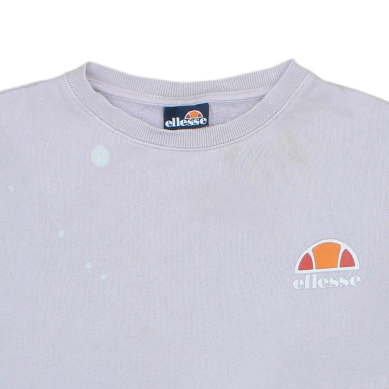 Ellesse Women's Purple Sweatshirt UK 10 Crew Neck Pullover Logo Sportswear