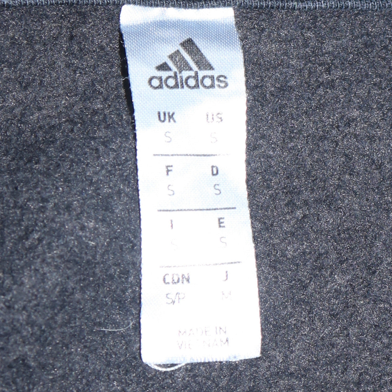 Mens UK Size S adidas Black Pullover Hoodie