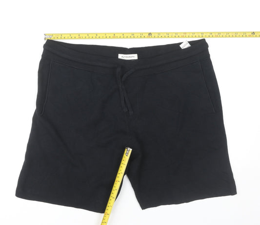 Marks and Spencer Men’s Black XL Sweat Shorts Cotton Modal