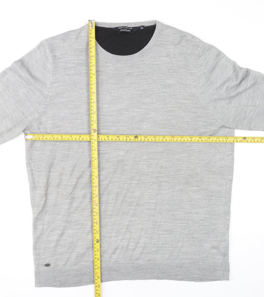 Kensington Eastside Men’s Grey XL Crew Neck Pullover Jumper